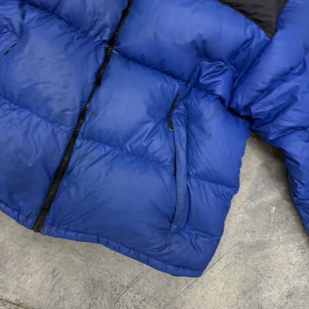 Vtg North Face 700 Down Goose 1996 Nuptse Puffer Jacket Blue Black Men’s 2XL *Re